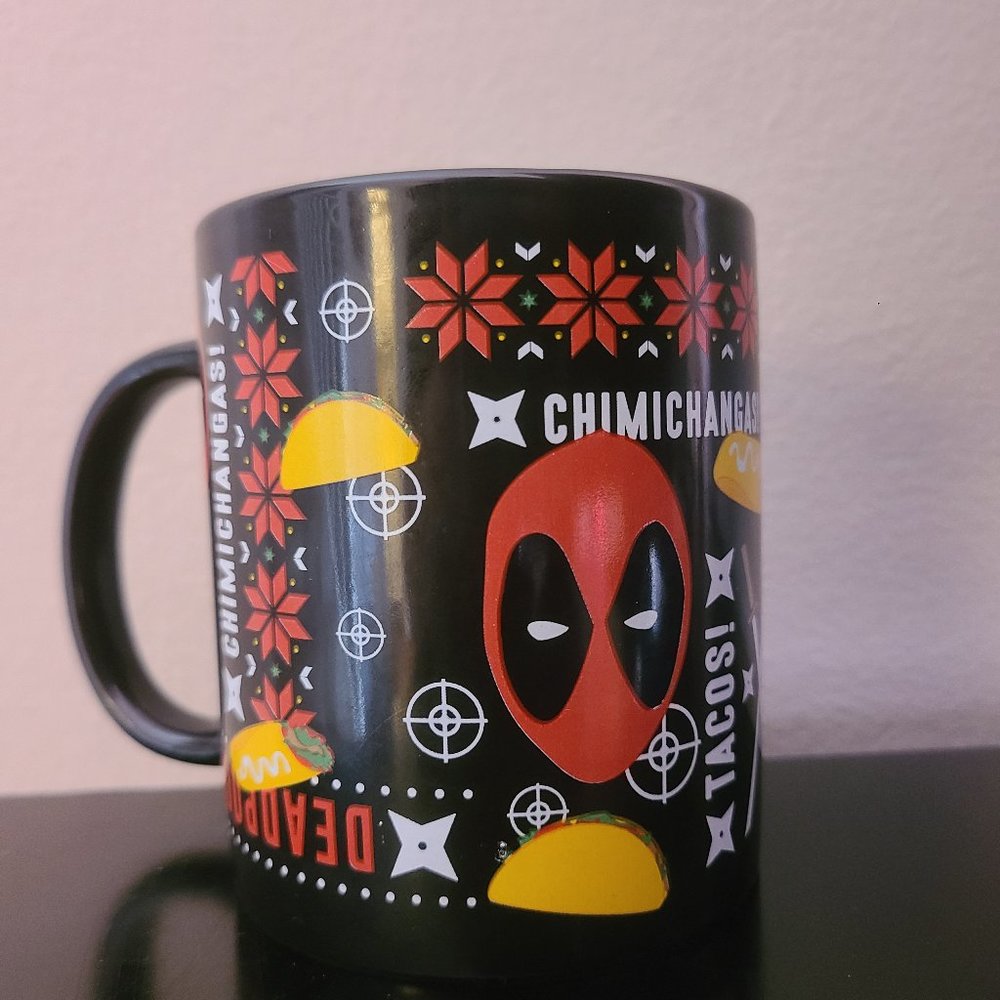 Deadpool Chimichangas Tacos Marvel Comics Coffee Mug Tea Cup